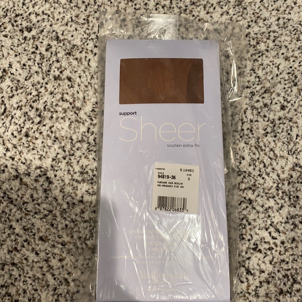 Maternity support sheers nylons